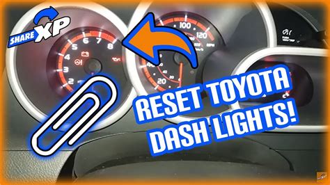 How To Reset Dashboard Lights On Toyota How To Reset The Maintenance Warning Light In A Toyota Corolla - DIY -  YouTube